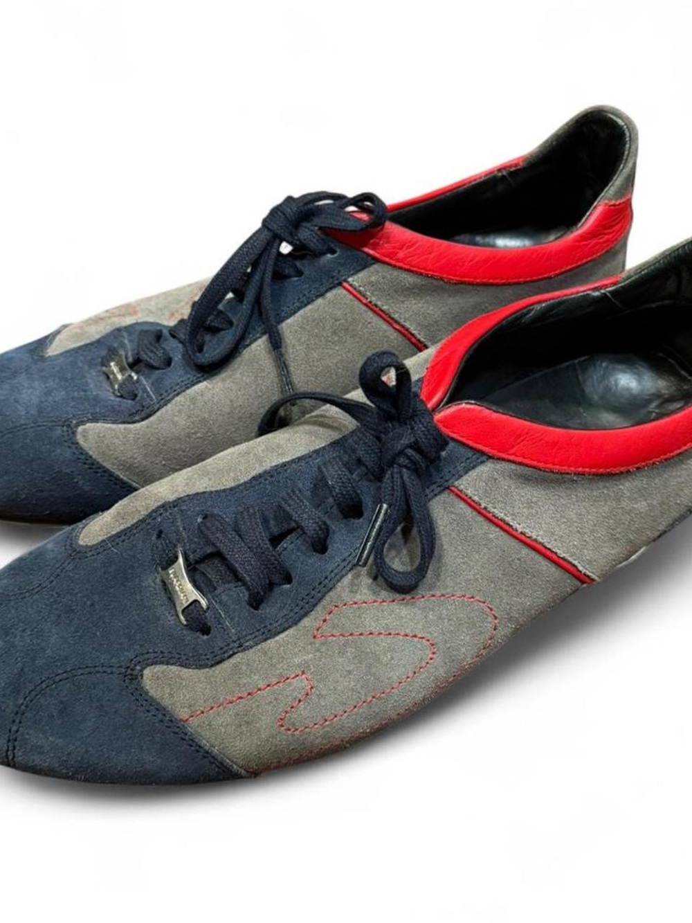 Alberto Guardiani Suede Low Top Sneakers Made in Italy